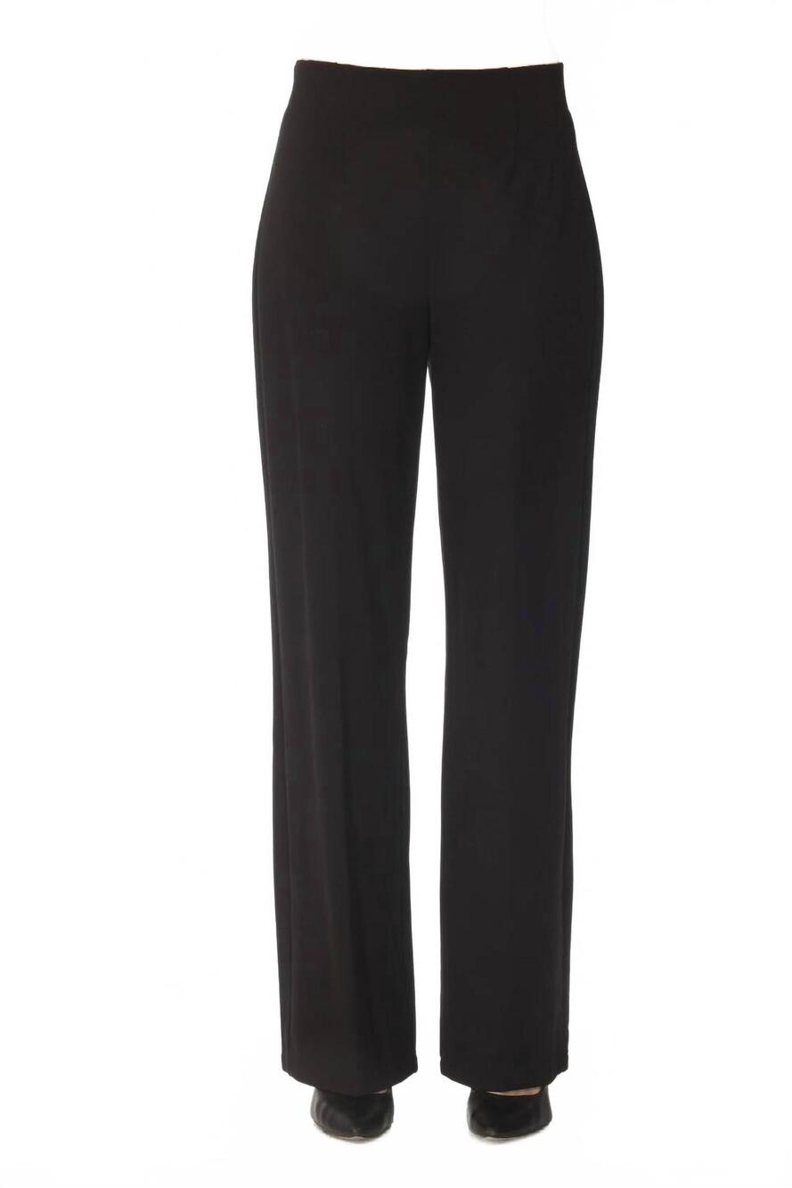 NEW JOSEPH RIBKOFF pull on heavy knit wide leg pant in black